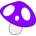 download Toadstool Daniel Steele R clipart image with 270 hue color