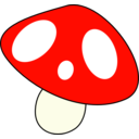 download Toadstool Daniel Steele R clipart image with 0 hue color