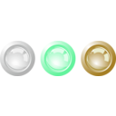 download Button clipart image with 180 hue color