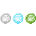 download Button clipart image with 225 hue color