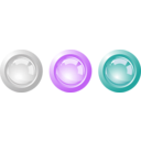 download Button clipart image with 315 hue color