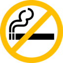 download Sign No Smoking clipart image with 45 hue color