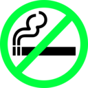download Sign No Smoking clipart image with 135 hue color