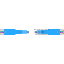 download Rj 25 Cord clipart image with 180 hue color