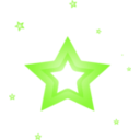 download Star Icon clipart image with 45 hue color