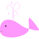 download Whale clipart image with 90 hue color