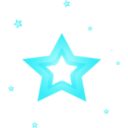 download Star Icon clipart image with 135 hue color