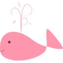 download Whale clipart image with 135 hue color