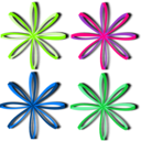 download Bows Ribbons clipart image with 90 hue color