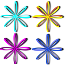 download Bows Ribbons clipart image with 180 hue color