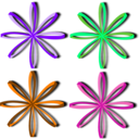 download Bows Ribbons clipart image with 270 hue color