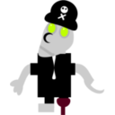 download Robot Pirate clipart image with 315 hue color