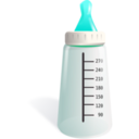 download Biberon Baby Bottle clipart image with 135 hue color