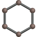 download Benzene Ring clipart image with 135 hue color