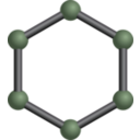 download Benzene Ring clipart image with 225 hue color