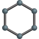 download Benzene Ring clipart image with 315 hue color