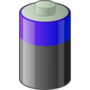 download Battery clipart image with 225 hue color