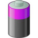 download Battery clipart image with 270 hue color