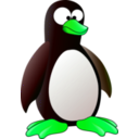 download Penguin clipart image with 90 hue color