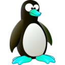 download Penguin clipart image with 135 hue color