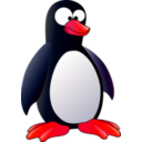 download Penguin clipart image with 315 hue color