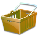 download Shopping Basket clipart image with 315 hue color