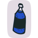 download Bottle clipart image with 225 hue color