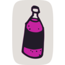 download Bottle clipart image with 315 hue color