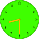 download Clock clipart image with 45 hue color
