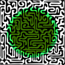 download Muster 52b Maze With Sun clipart image with 90 hue color