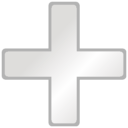 download Grey Plus clipart image with 45 hue color