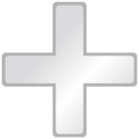 download Grey Plus clipart image with 225 hue color
