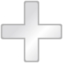 download Grey Plus clipart image with 270 hue color