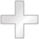 download Grey Plus clipart image with 315 hue color