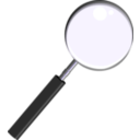 download Magnifying Glass clipart image with 45 hue color