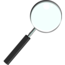 download Magnifying Glass clipart image with 315 hue color