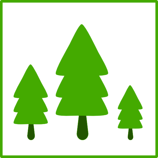 Eco Green Trees Icon
