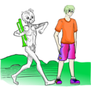 download Dance Macabre 1 clipart image with 45 hue color