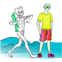 download Dance Macabre 1 clipart image with 90 hue color