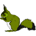 download Squirrel clipart image with 45 hue color
