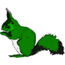 download Squirrel clipart image with 90 hue color