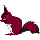 download Squirrel clipart image with 315 hue color