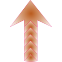 download Arrow clipart image with 90 hue color