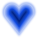 download Heart With Deep clipart image with 225 hue color