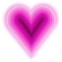 download Heart With Deep clipart image with 315 hue color