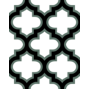 download Moroccan Lattice clipart image with 315 hue color