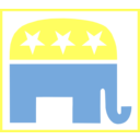 download Gop Elephant Transparent Background Border clipart image with 90 hue color