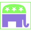 download Gop Elephant Transparent Background Border clipart image with 135 hue color