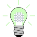 download Light Bulb Led On clipart image with 45 hue color