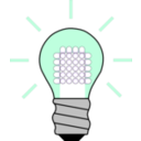 download Light Bulb Led On clipart image with 90 hue color